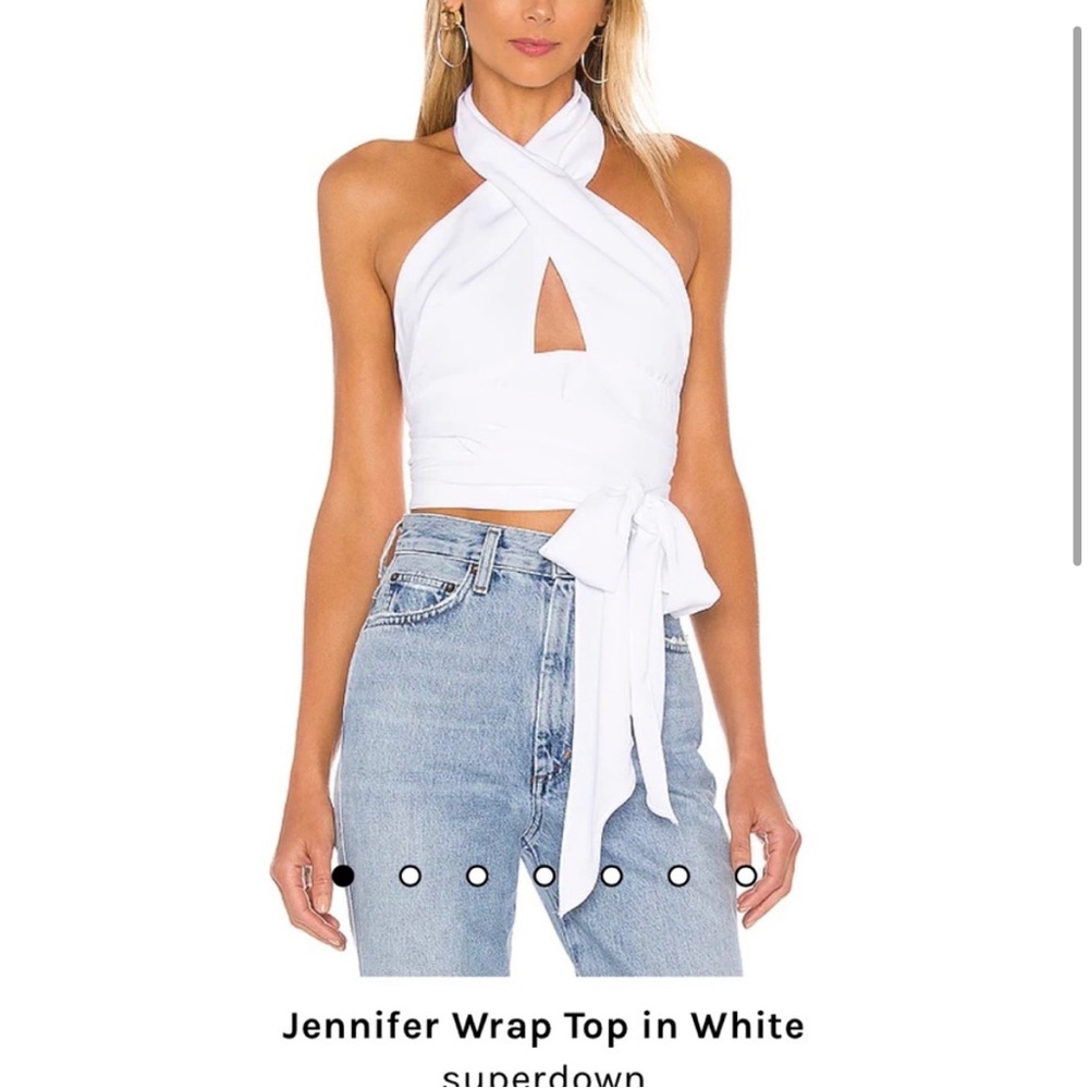 super down jennifer wrap top